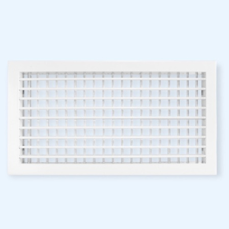 2WA 200*150 Shuft алюминиевая настенная двухрядная решетка с регулируемыми жалюзи