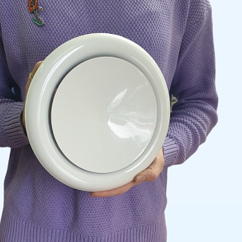 16DUM ERA Анемостат DUM фланец D158 D211 окраш.сталь