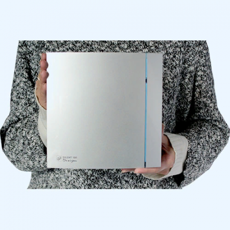 SILENT-100 CRZ SILVER DESIGN Soler&Palau Накладной бытовой вентилятор