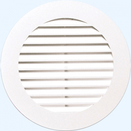 10РК ERA Решетка вентиляционная РК фланец D100 D136 пластик