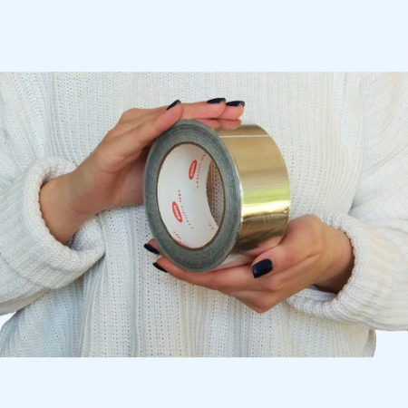 50мм*50м/24 Airone25 Лента-скотч алюминиевая