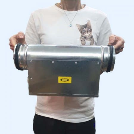 EHC 100-2,4/1 Shuft круглый канальный нагреватель