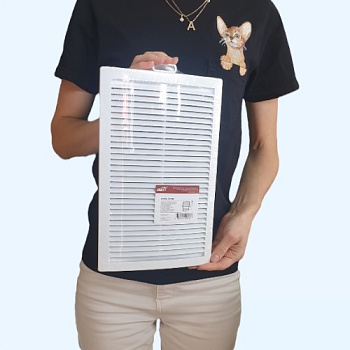 2030РЦ ERA Решетка вентиляционная РЦ сетка 200х300 пластик