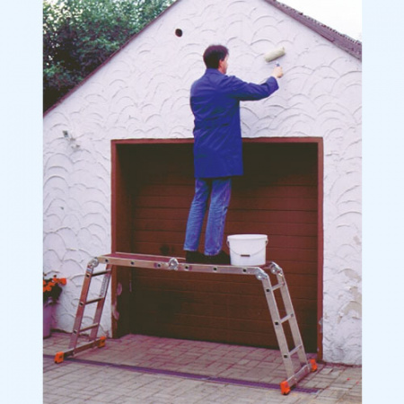 Шарнирная универсальная лестница стремянка трансформер Krause MultiMatic 4х3 (120632) Шарнирная универсальная лестница стремянка трансформер Krause MultiMatic 4х3 (120632)