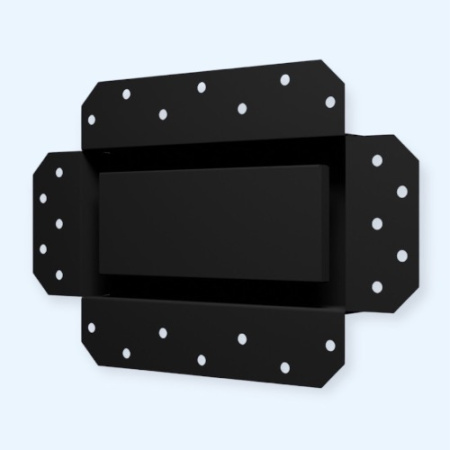 2510SGR ERA Решетка вентиляционная SGR 250x100 окраш.сталь Matt black