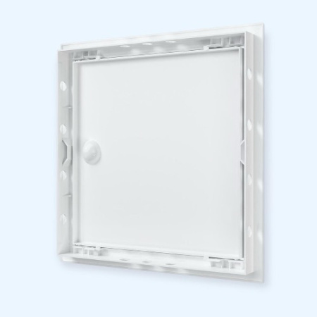 Л2525Р ЭРА (ERA) Люк ревизионный ЛР фланец 246х246 ручка 268х268 пластик EVECS