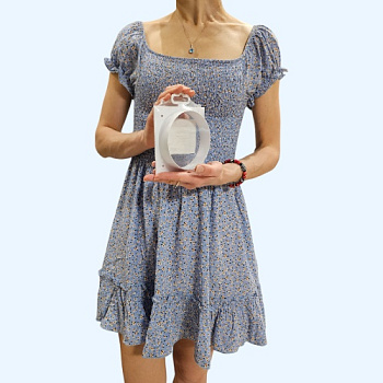 1111Ф10 ERA Фланец Ф D100 113х113 пластик