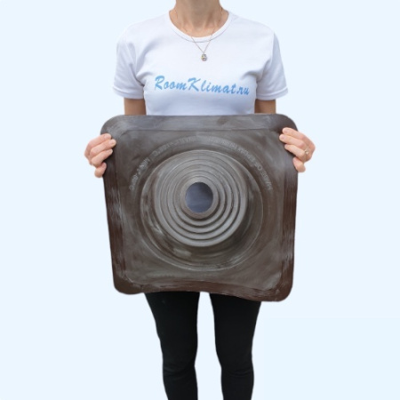 Манжета кровельная из термостойкой EPDMп резины Профи №1 коричневая (75-200 мм)