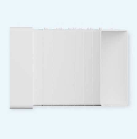 511KRPV ERA Колено KRPV 55х110 пластик