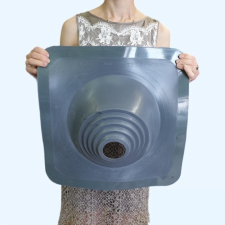 Манжета кровельная из термостойкой EPDMп резины Профи №1 серая (75-200 мм)