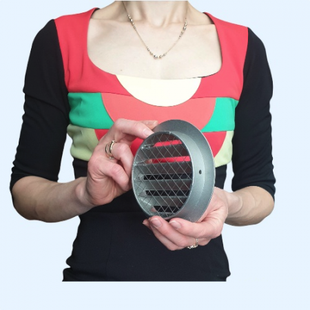 PGC 100 Shuft круглая наружная алюминиевая решетка