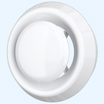 20DVLR ERA Анемостат DVLR фланец D200 стопорное кольцо регулируемый D260 пластик