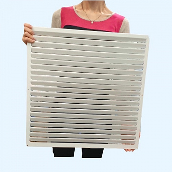 РМ 650х650 белая Решётка вентиляционная металлическая