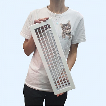 2WA 400*100 Shuft алюминиевая настенная двухрядная решетка с регулируемыми жалюзи