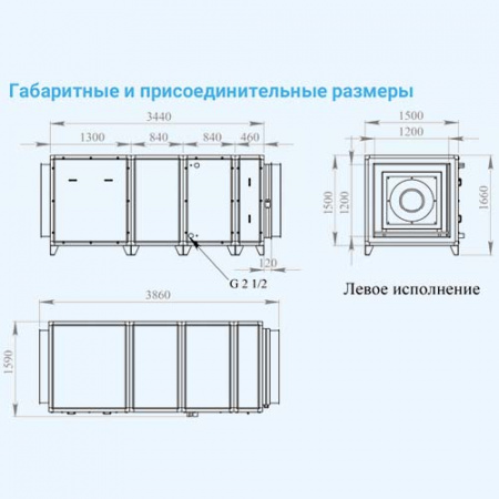 20000 Aqua BC Breezart Приточная установка с водяным калорифером (без стоимости с/у)