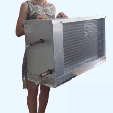 WHR-R 700*400-3 Shuft фреоновый охладитель для прямоугольного канала