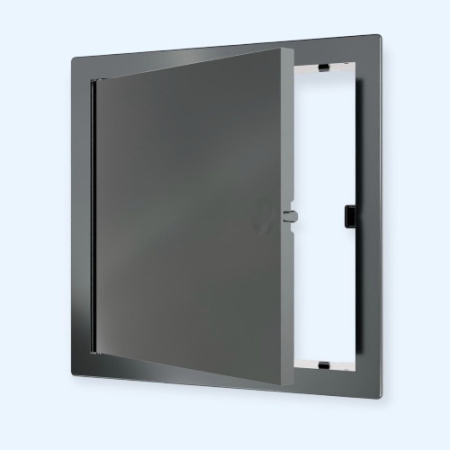 L1515N gray Люк ревизионный LN фланец 150х150 нажимной 172х172 пластик gray EVECS