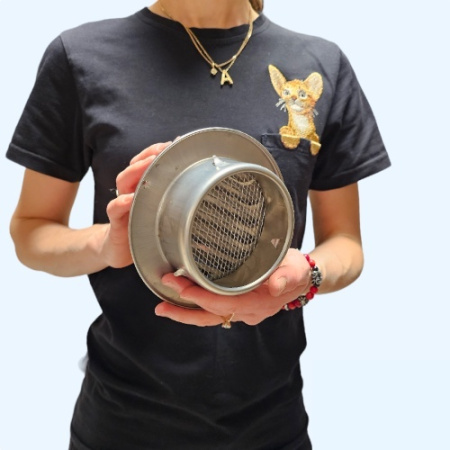 SGS 100 Shuft Наружная решетка колпак неокрашенная сталь