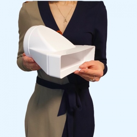 620СП12,5КП ERA Переходник СПКП D125 эксцентриковый 60х204 пластик