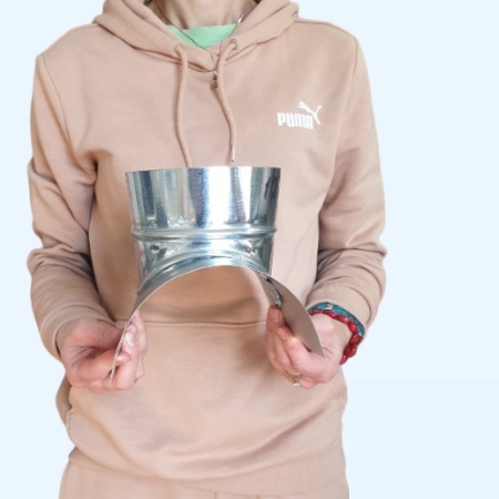 125х125 Ц Врезка оцинкованная