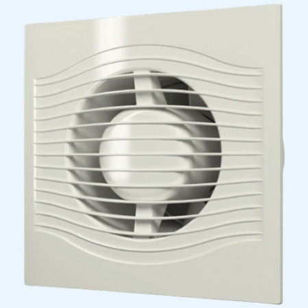 SLIM 4C Ivory DICITI Вентилятор накладной D100 обр.клапан