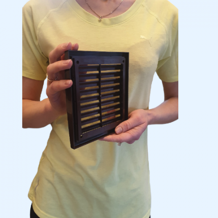 1515РРН Решетка вентиляционная РРН разъемная 150х150 ASA Brown (коричневый) ERA STREETLINE