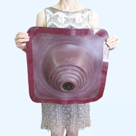 Манжета кровельная из термостойкой EPDMп резины Профи №1 красная (75-200 мм)