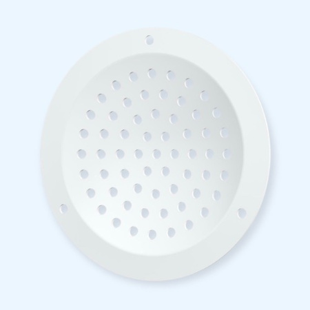 05DPzn 1/4 ERA Решетка вентиляционная ДП переточная D50 окраш.оцинк.сталь 4 шт