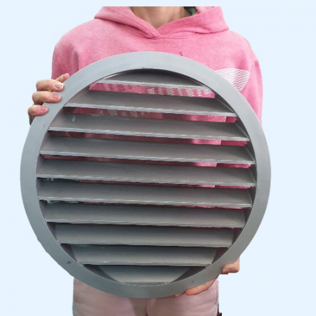 IGC 400 Airone Наружная круглая алюминиевая решетка