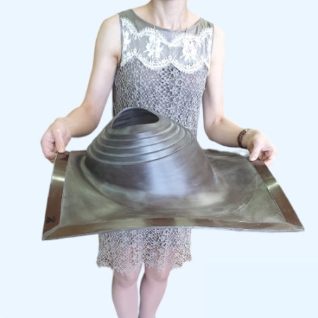 Манжета кровельная из термостойкой EPDMп резины Профи №2 коричневая (180-280 мм)