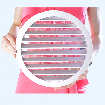 25РКМ фланец D250 сетка D275 алюминий ERA STREETLINE Решетка вентиляционная РКМ