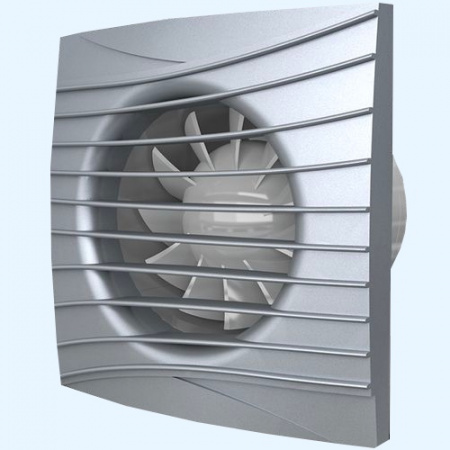 Silent 5C Gray metal DICITI Вентилятор накладной D125 обр.клапан