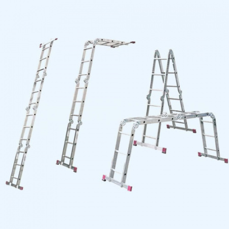 Krause Corda 4х3 (085009) Шарнирная универсальная лестница стремянка трансформер
