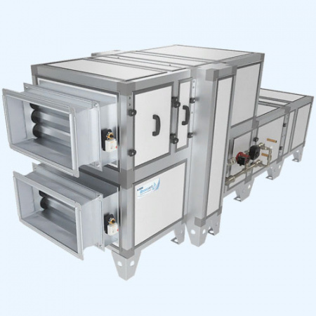 3700 Aqua RR F EB Breezart Приточно-вытяжная установка с роторным рекуператором и фреоновым охладителем