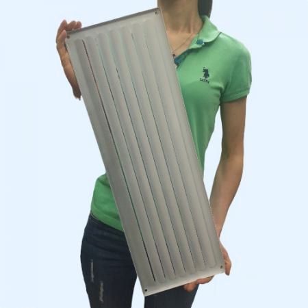 РМ 600х200 белая Решётка вентиляционная металлическая