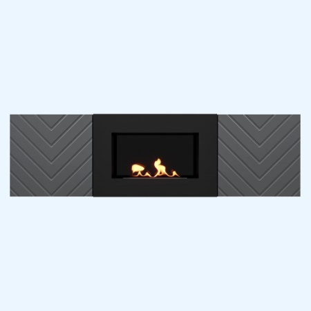 BFP/P-1400V графит (1595748) Firelight Тумба с биокамином