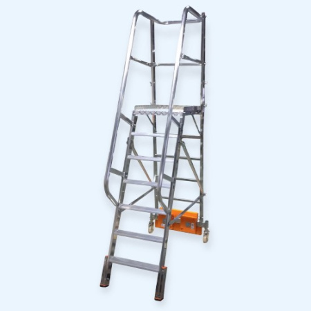 Лестница с платформой Vario траверса 750 Krause 7 ступеней (833020)