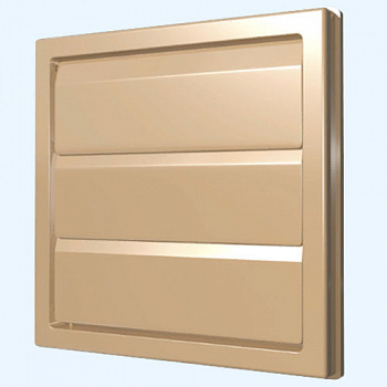 1515К511Ф Выход стенной КФ фланец 55х110 жалюзи 150х150 ASA Beige (бежевый) ERA STREETLINE 1515К511Ф Выход стенной КФ фланец 55х110 жалюзи 150х150 ASA Beige (бежевый) ERA STREETLINE
