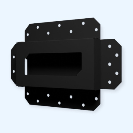 2510SGR ERA Решетка вентиляционная SGR 250x100 окраш.сталь Matt black