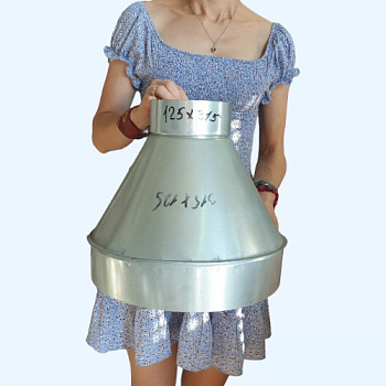 Редуктор (переход) оцинкованный 315/125 Ц