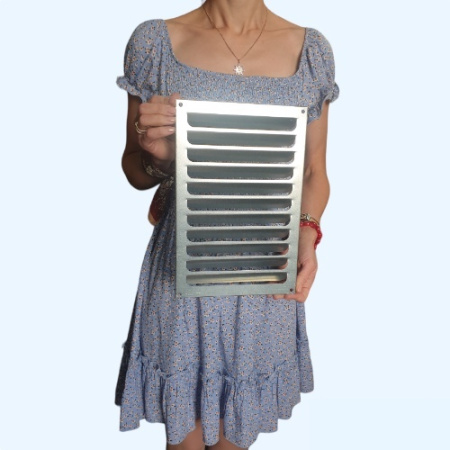 РМ 200х300 оцинкованная Решётка вентиляционная металлическая