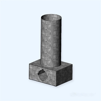 Flexag FL-PCP-125/75х1 HEATWAY Пленум потолочный Flexag FL-PCP-125/75х1 HEATWAY Пленум потолочный