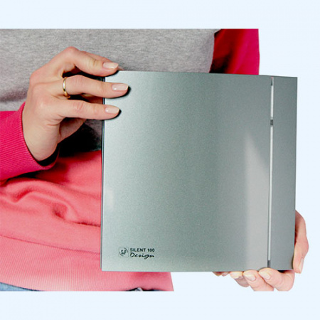 SILENT-100 CRZ SILVER DESIGN Soler&Palau Накладной бытовой вентилятор