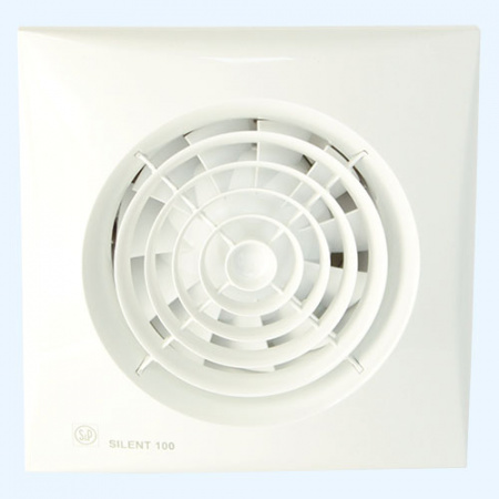 SILENT-100 CZ 12V Soler&Palau накладной бытовой вентилятор с трансформатором CT-12/14 R