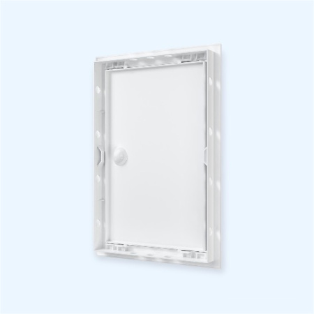 Л2030Р Люк ревизионный ЛР фланец 196х296 ручка 218х318 пластик EVECS