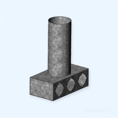 Flexag FL-PCP-125/75х3 HEATWAY Пленум потолочный