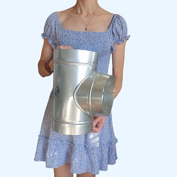 Тройник оцинкованный 160 Ц