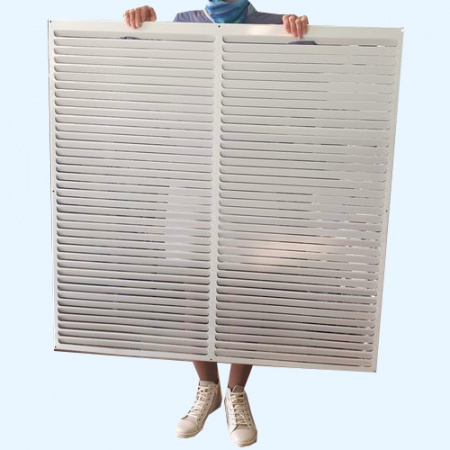 РМ 1000х1000 белая Решётка вентиляционная металлическая