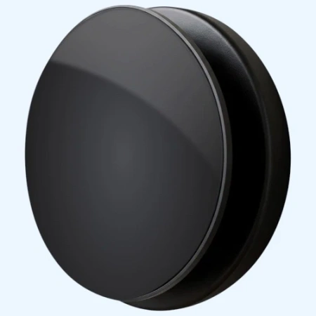 100 Matt black glass Ratio Design Seicoi Накладной вентилятор тонкий