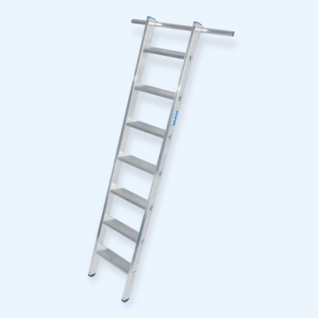 Лестница стеллажная навесная с парой крюков Stabilo Krause 7 ступеней (125118)